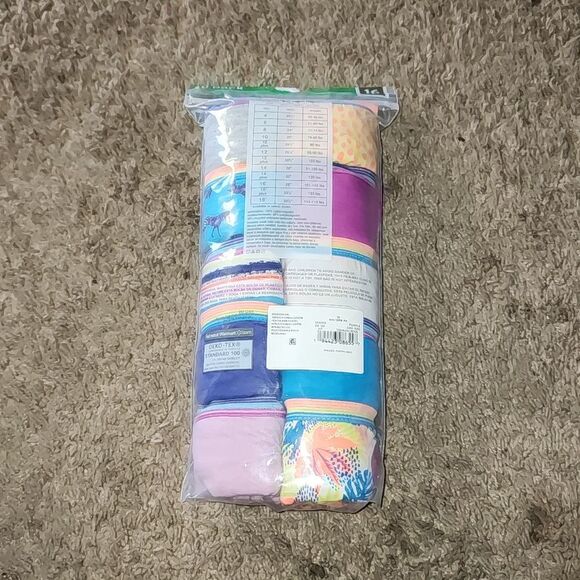 Wonder Nation Girls Brief Underwear, 10-Pack, Size 12 plus - Picture 5 of 6